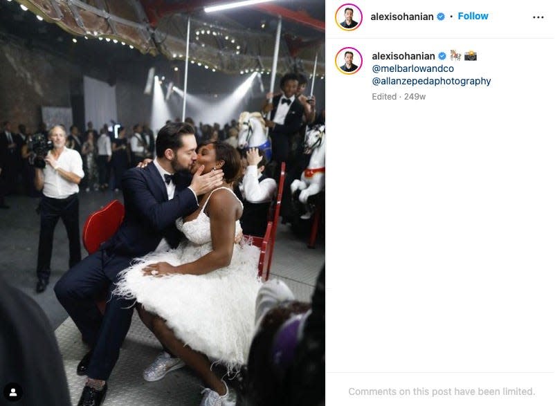 Alexis Ohanian and Serena Williams