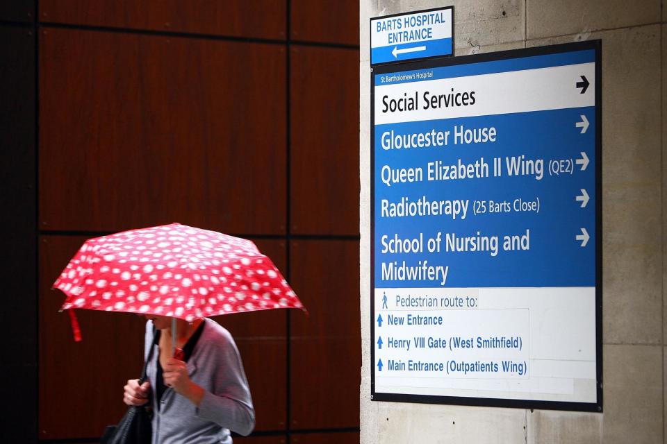 Barts Health runs five hospitals in east London including St Bartholomews Hospital: Getty Images