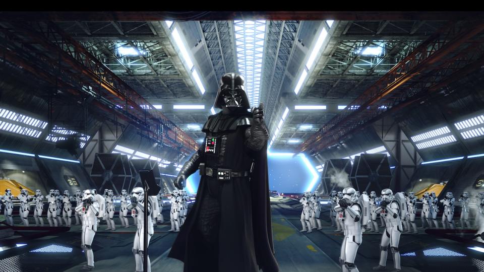 Darth Vader in Star Tours