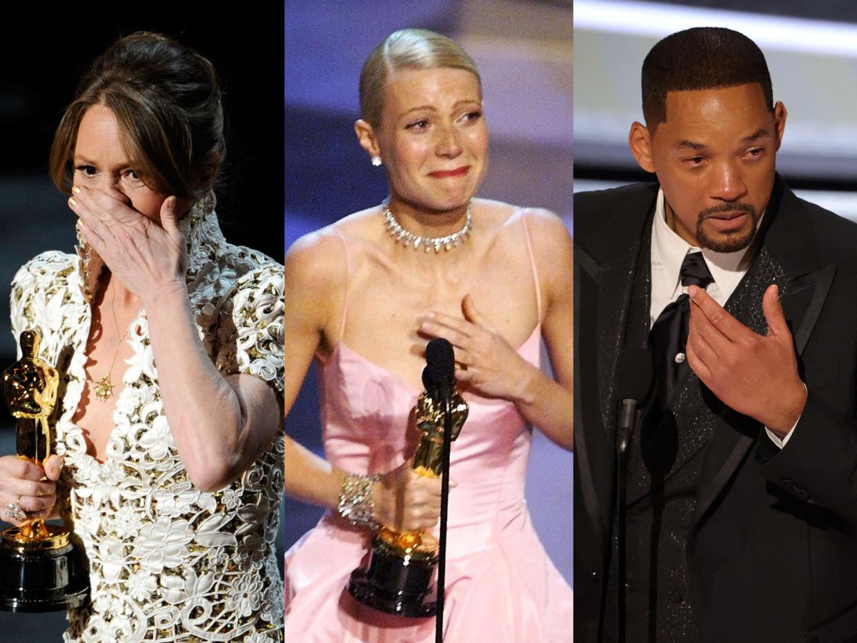 The most cringeworthy Oscar acceptance speeches of all time.