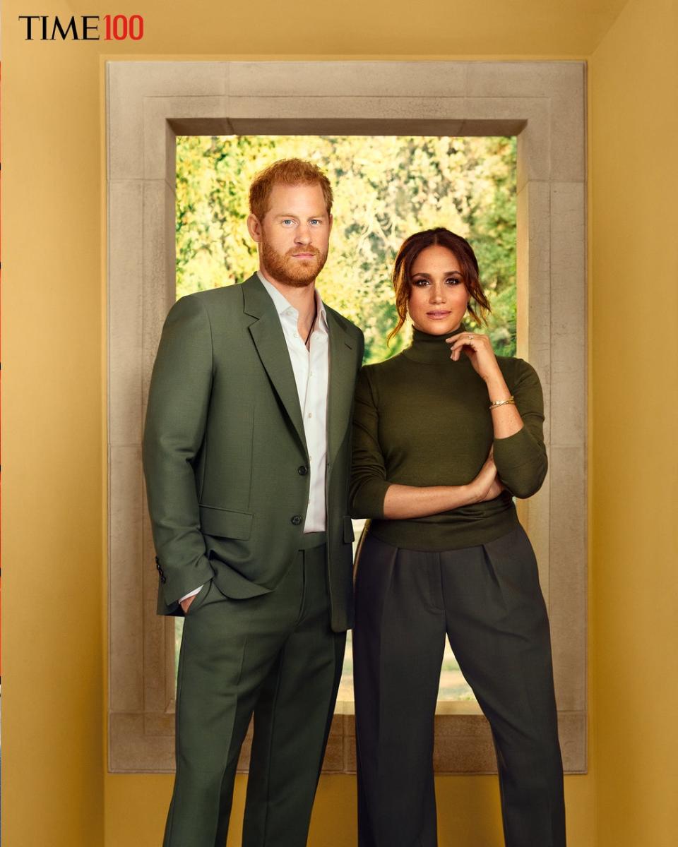 Prince Harry and Meghan Markle photographed for TIME Magazine (Photograph by Pari Dukovic for TIME)