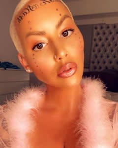 Amber Rose Tells Us About Her Face Tattoos and Ignoring Haters