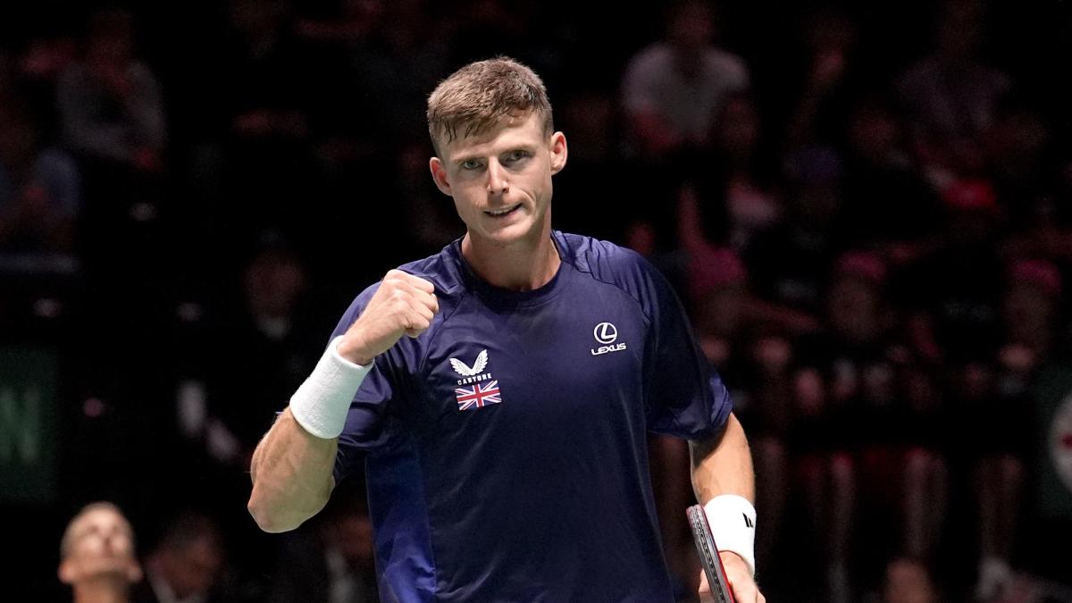 Billy Harris guides Great Britain to Davis Cup victory in absence of Jack Draper