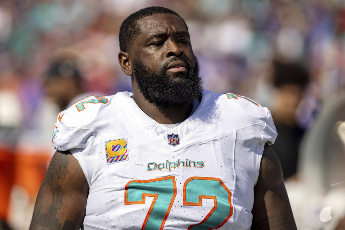 Terron Armstead says he's OK after being carted off at Dolphins practice -  NBC Sports