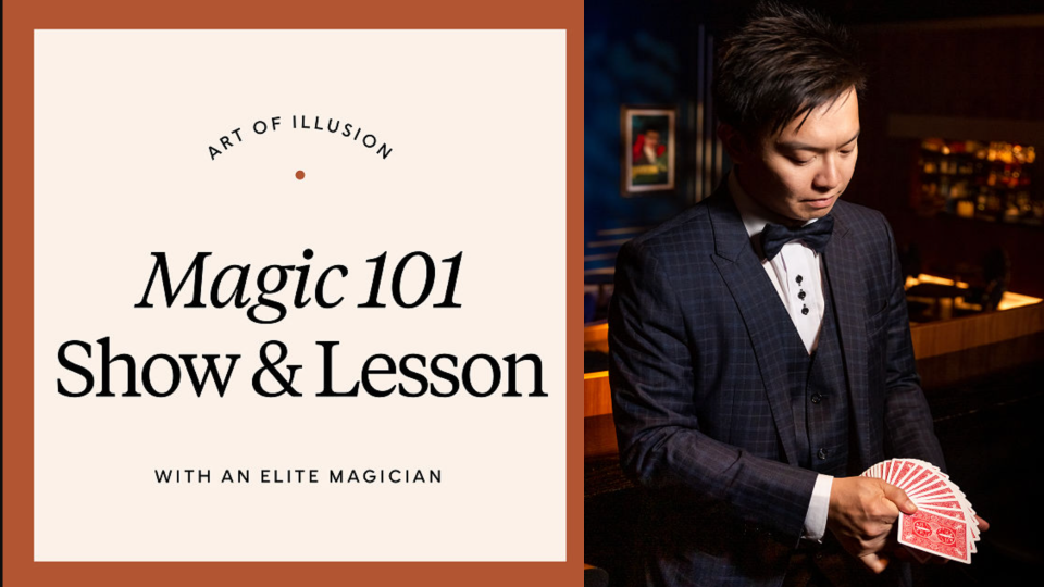 Experience gifts for kids: An exciting course on the art of illusion.