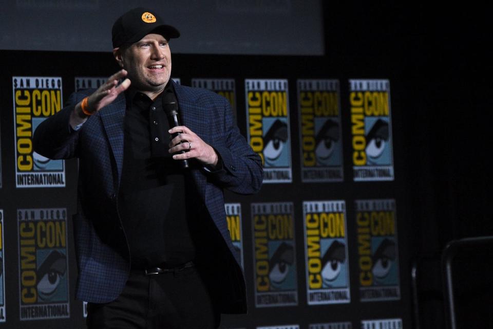 It comes after Marvel boss Kevin Feige announced extensive plans, stretching into 2026, for the next stages of the Marvel Comic Universe (MCU) (Richard Shotwell/AP) (AP)