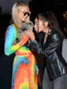 <p>Paris Hilton is all smiles at the screening of <em>This Is Paris </em>on Monday in L.A., as Chantel Jeffries gives pup Paris Jr. a kiss.</p>