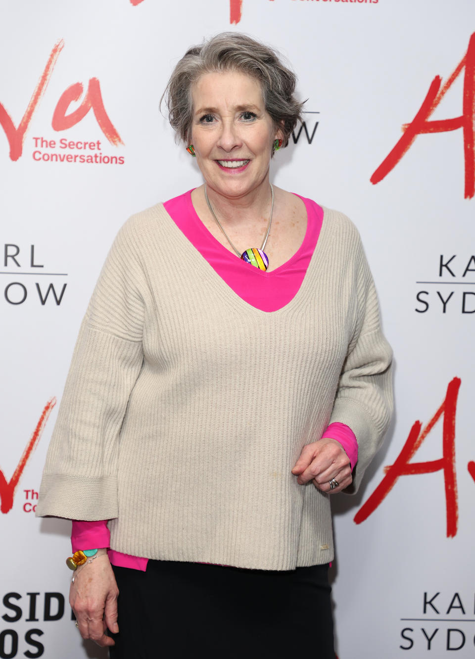 Phyllis Logan attends "Ava: The Secret Conversations" Press Night at Riverside Studio