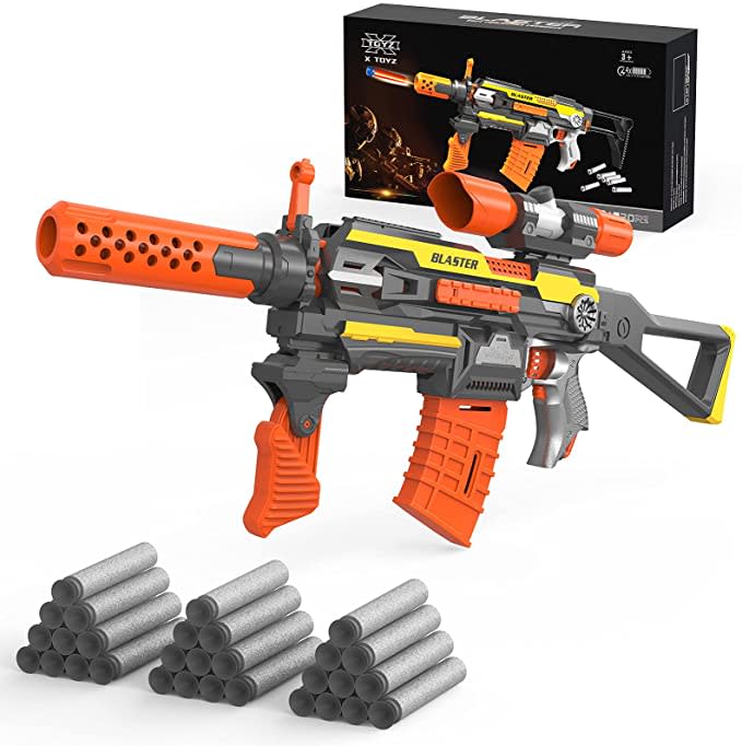 automatic nerf guns x toyz blaster