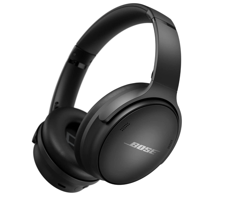 Bose QuietComfort 45 Bluetooth Wireless Noise Cancelling Headphones in black (Photo via Amazon)
