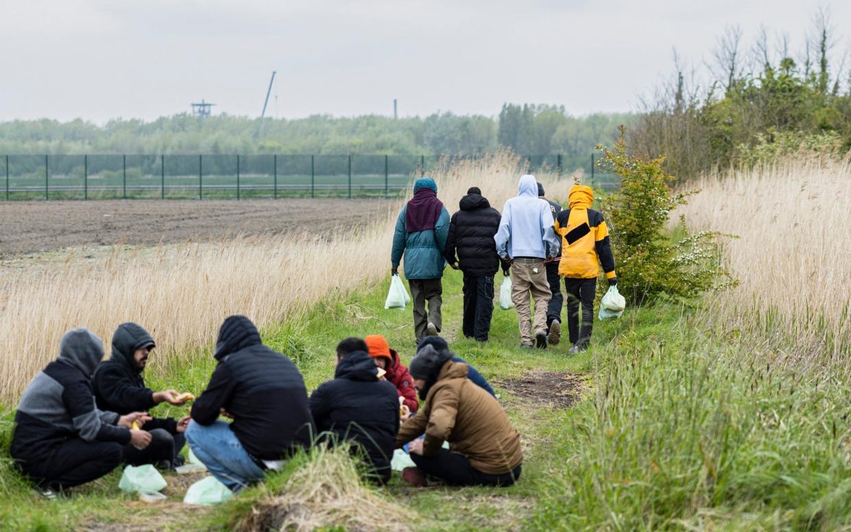 The French say Britain is more welcoming to migrants who are forced to live in makeshift camps