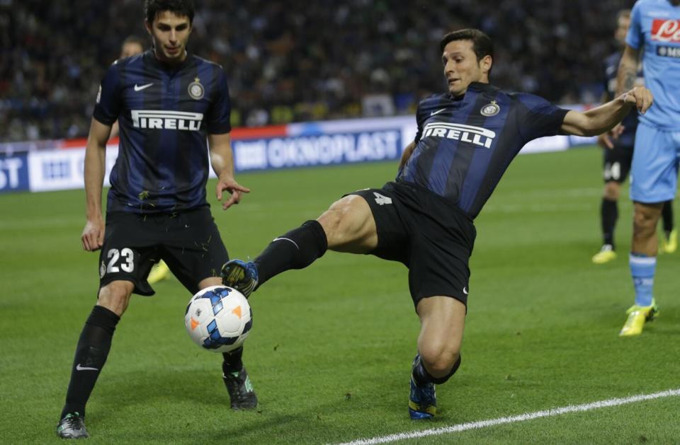 Inter Milan Argentine defender Javier Zanetti.