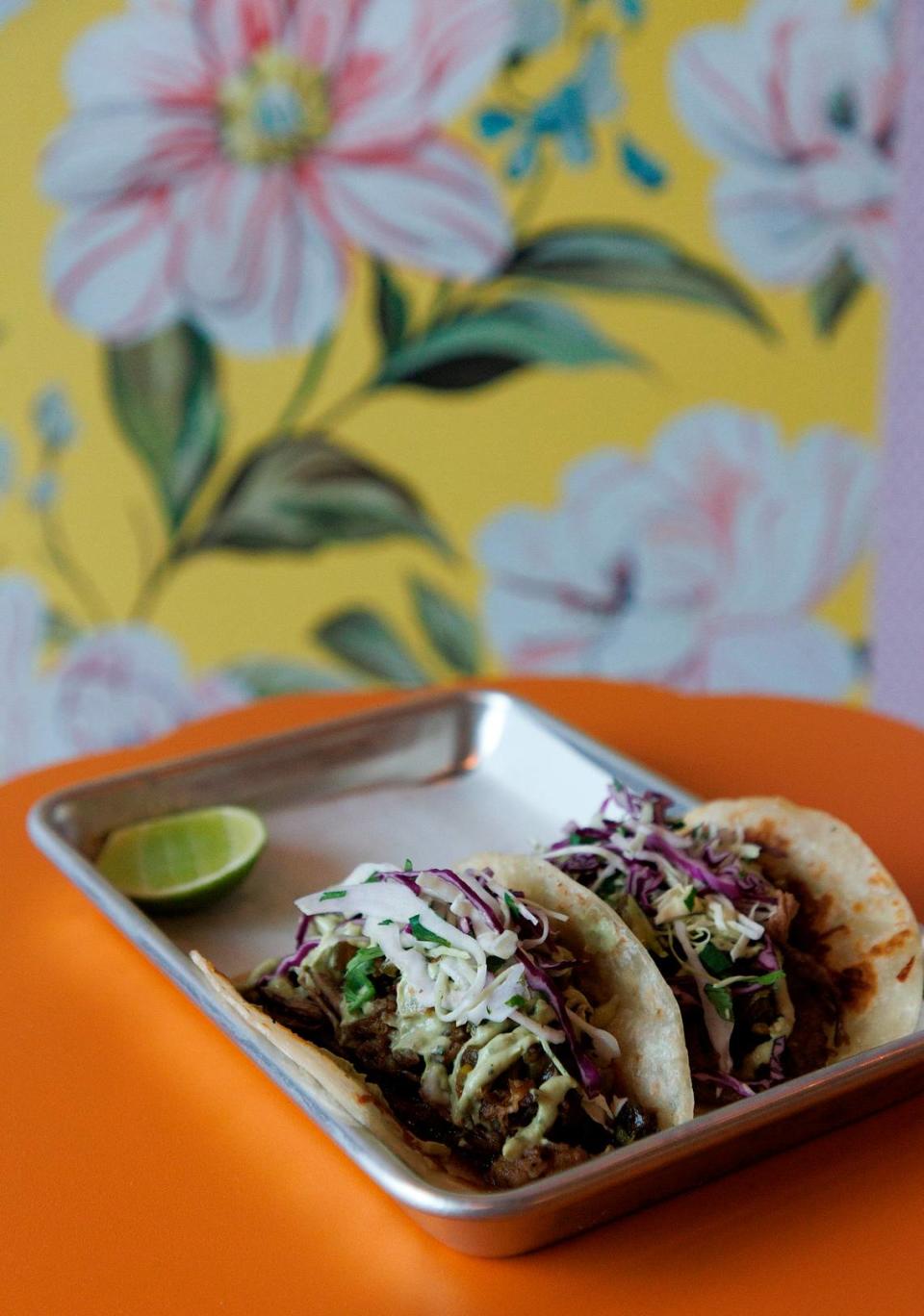 Smoked brisket tacos are pictured at Jaguar Bolera on Tuesday, May 14, 2024, in Raleigh, N.C.