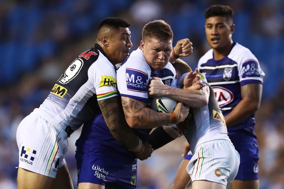 Greg Eastwood carts the ball up in a pre-season clash. Pic: Getty