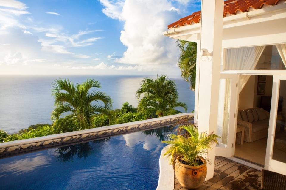 A Saint Lucian villa with a pool.<br>Photo: AdobeStock