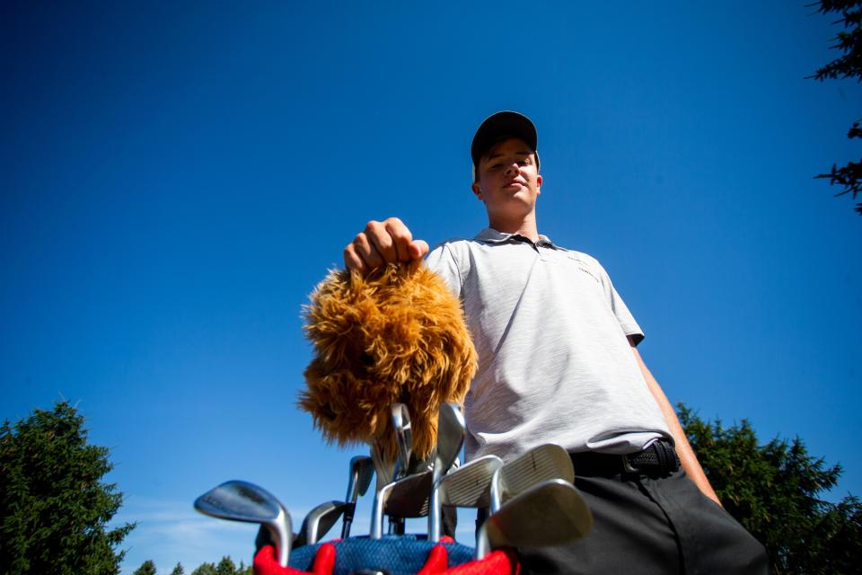 Hamilton's Eli Timmerman poses for a portrait Thursday, June 30, 2022, at Hamilton High School. Timmerman has been named The Sentinel's golfer of the year. 