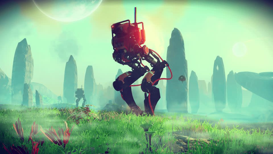 "No Man's Sky" uses procedurally generated content to create almost unlimited worlds for players to explore. - No Man's Sky
