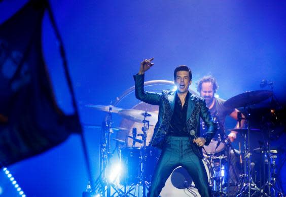 (REUTERS) The Killers headlining Glastonbury in 2019 – 15 years after they played the New Tent