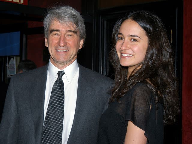 <p>Richard Corkery/NY Daily News Archive/Getty</p> Sam Waterston and Elisabeth Waterston at the premiere of "Beyond Borders".