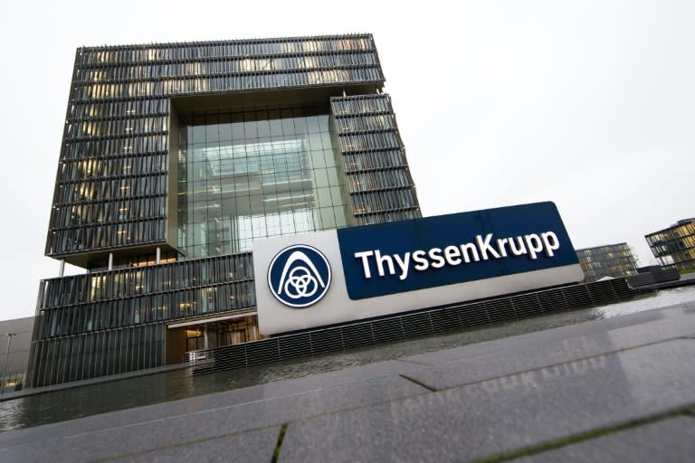 German heavy industry giant ThyssenKrupp (headquarters pictured in Essen) and Indian group Tata have agreed to merge their steel operations in Europe