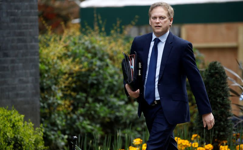 Members of Britain's cabinet meet at Downing Street in London