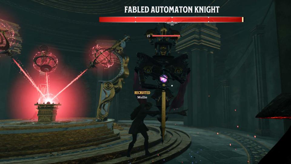 Nightingale: Fight the Fabled Automaton Knight at the Site of Power.