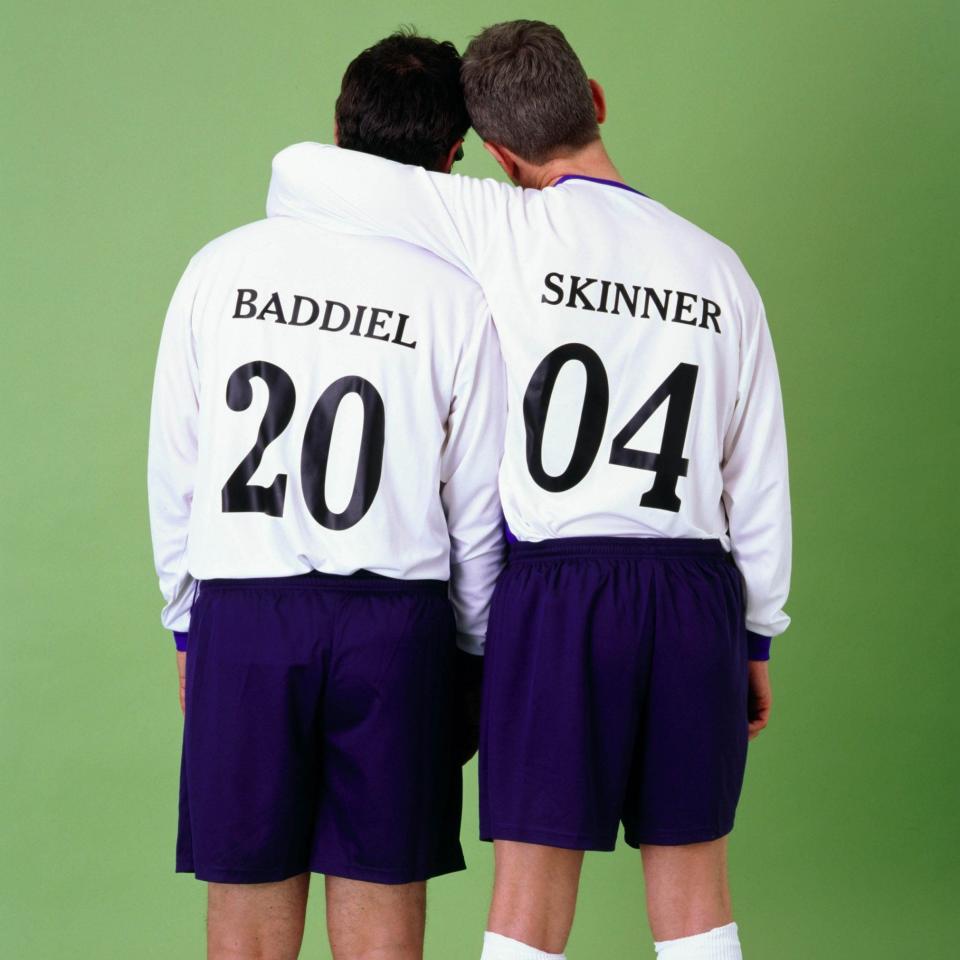 Baddiel and Skinner in 2004 - ITV