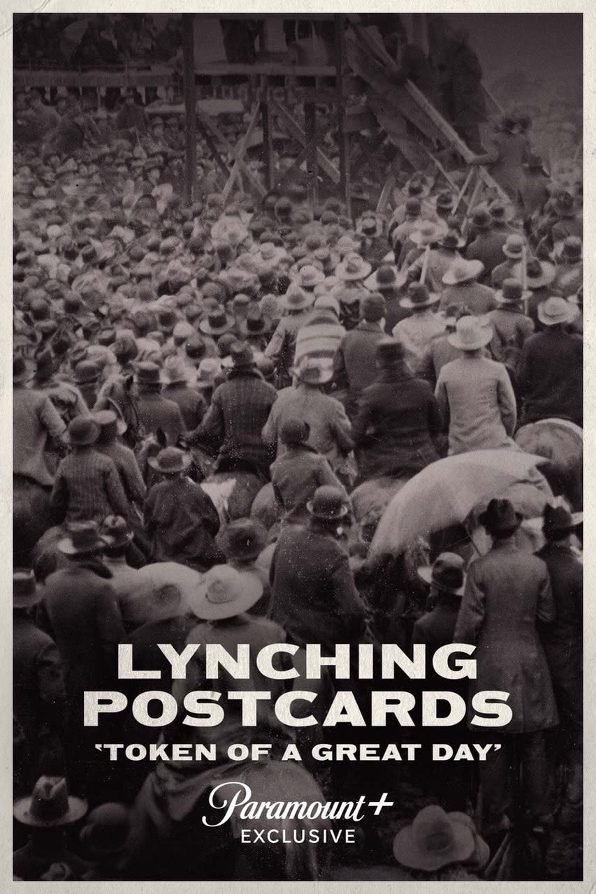 Lynching Postcards: Tokens of a Great Day Poster <br>(Image via Paramount+)