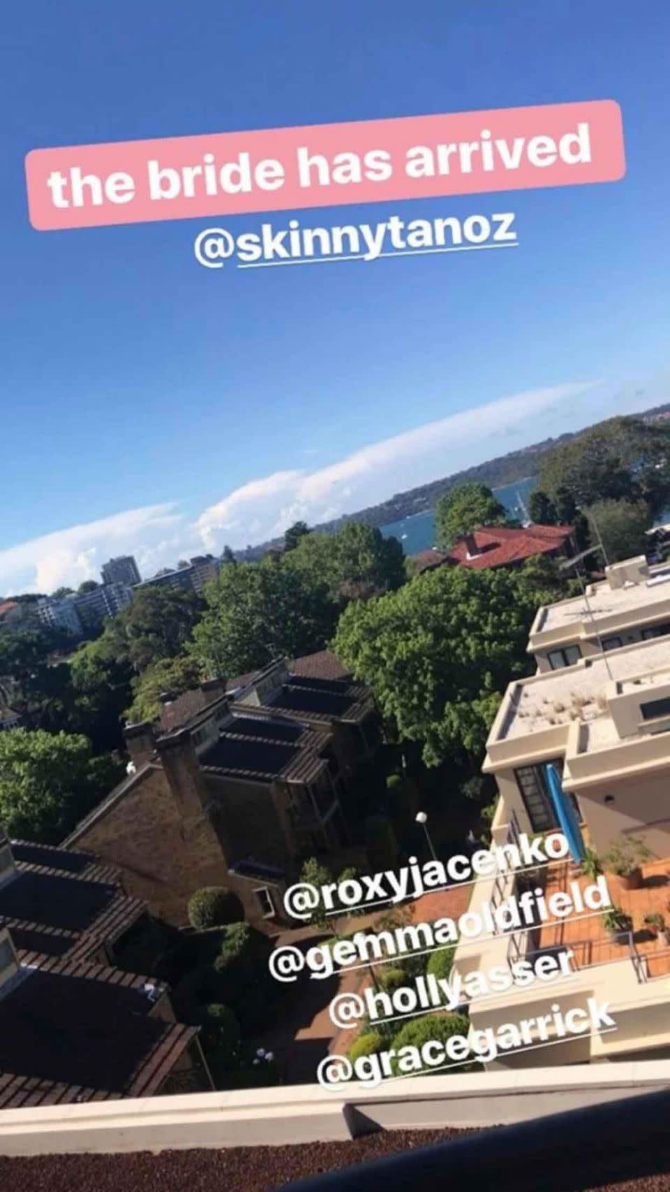 Roxy was at the Intercontinental Hotel in Double Bay yesterday for her 