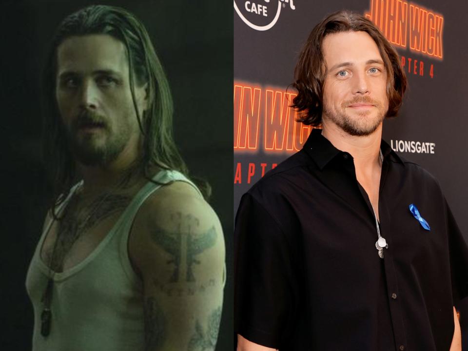 Ben Robson as Frankie Scott in "The Continental" and at the Los Angeles Premiere of "John Wick: Chapter 4" at TCL Chinese Theatre on March 20, 2023.
