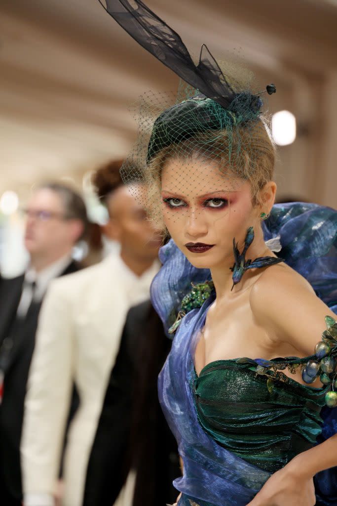 zendaya skinny eyebrows met gala 2024