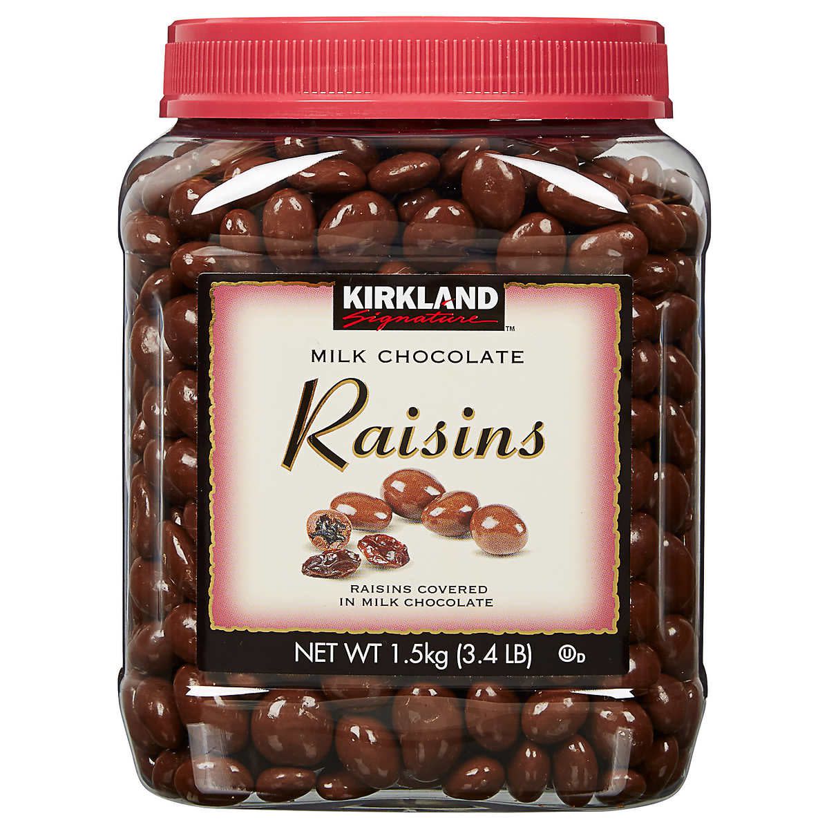 Kirkland Signature Raisins Milk Chocolate, 3.4 lb