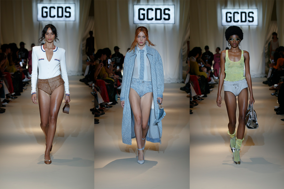 Underwear as Outerwear Fashion Trend Spring/Summer 2024 Julia Fox Miu Miu GCDS Ottolinger