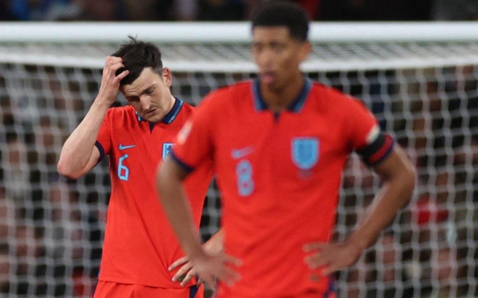 Harry Maguire and Jude Bellingham - England player ratings vs Germany: Declan Rice in driving seat with man-of-the-match performance - ACTION IMAGES