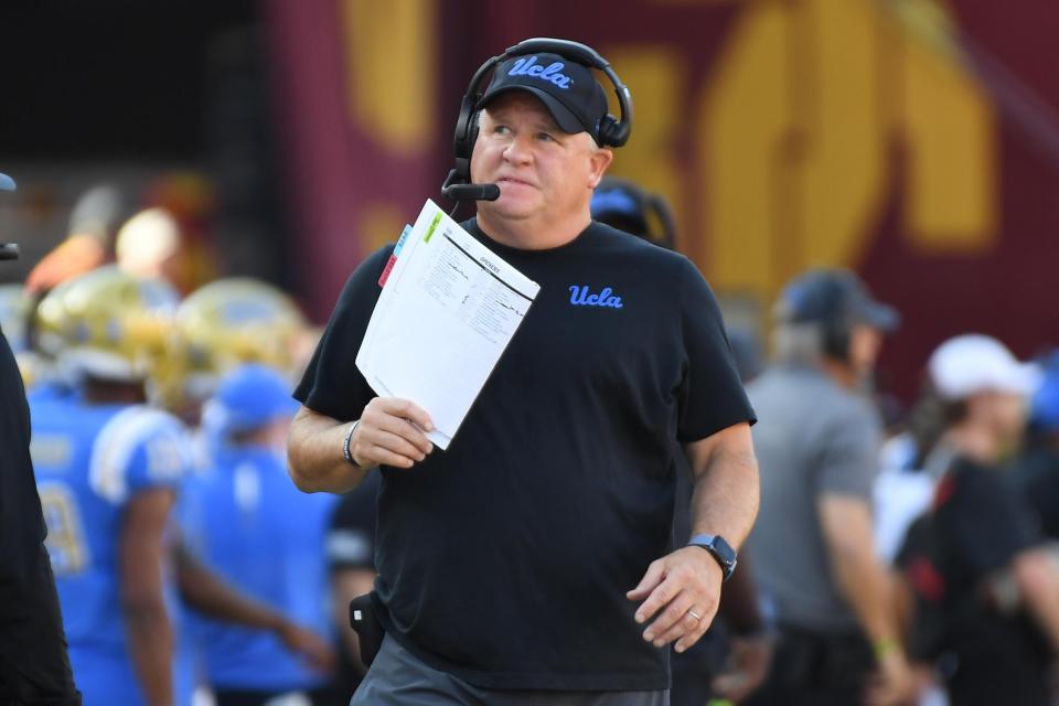 Chip Kelly is entering his fifth season as UCLA's football coach.