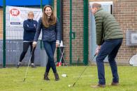 <p>She then laughed as Prince William joined in on the game. </p>