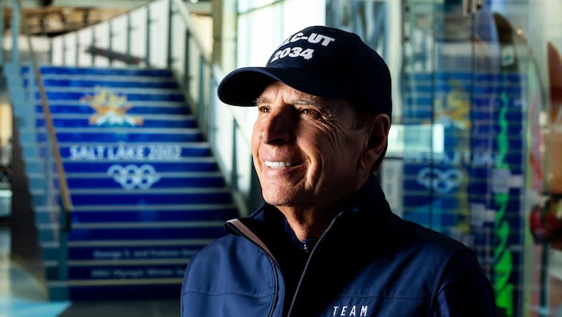 Fraser Bullock, president and CEO of the Salt Lake City-Utah Committee for the Games, poses for a portrait at the Alf Engen Ski Museum in Park City on Wednesday, June 5, 2024.