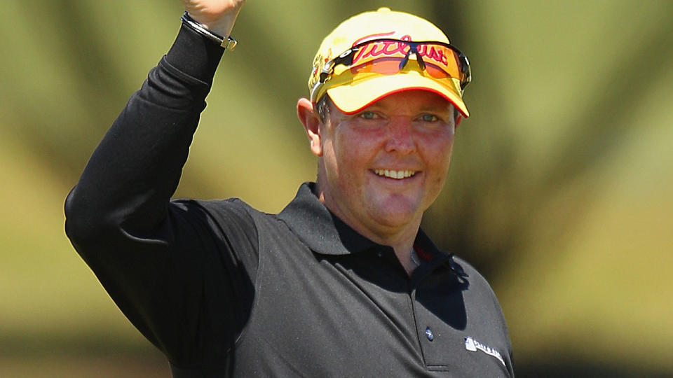 The much-loved Jarrod Lyle returned to golf at the 2013 Australian Masters. Pic: Getty