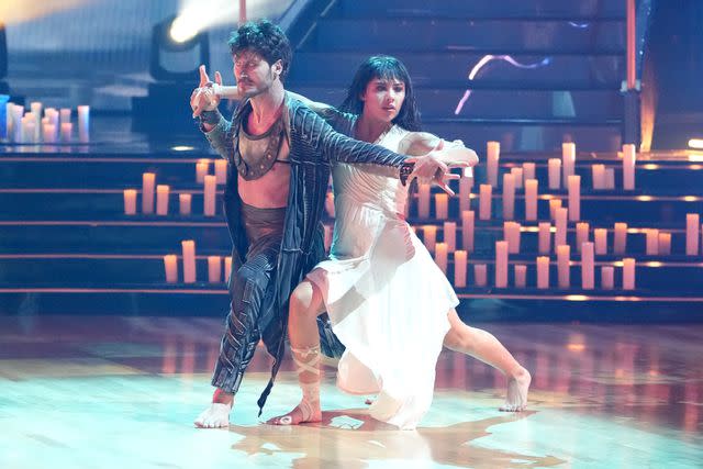 Xochitl Gomez and Val Chmerkovsky on 'Dancing with the Stars'