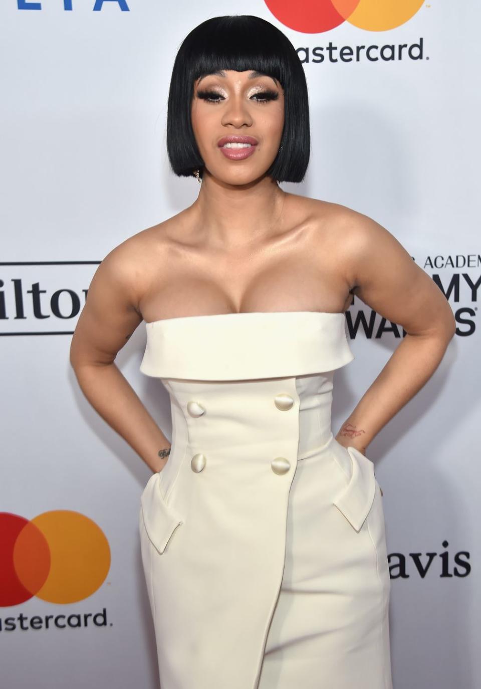 Cardi B's Statement Bangs