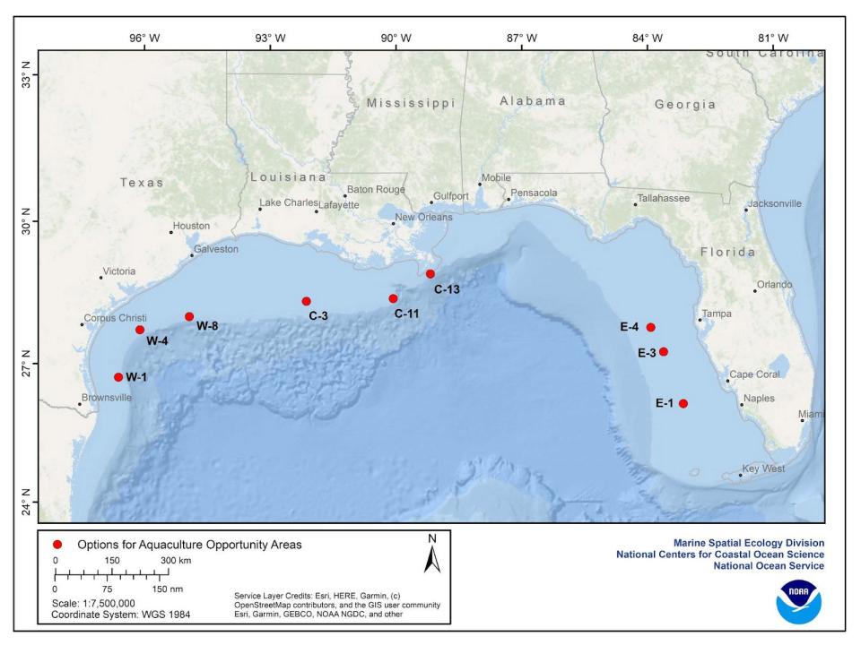 Nine Aquaculture Opportunity Areas were identified in federal waters in the Aquaculture Opportunity Atlas for the Gulf of Mexico, which was published Nov. 1, 2021. NOAA FIsheries opened a public comment period for a  “programmatic environmental impact statement,” on June 1. Three virtual meetings are scheduled in June and July, while written comments will be accepted through Aug. 1.