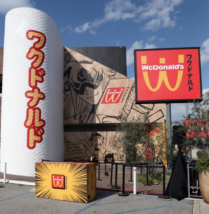 WcDonald's Experience on March 7, 2024 in West Hollywood, California.  (Cassidy Sparrow/Getty Images for McDonald's)