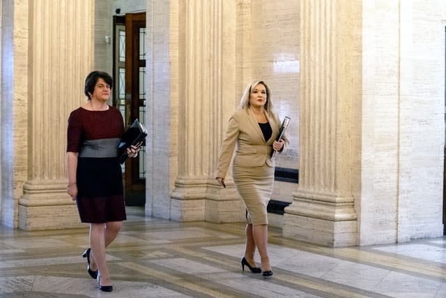 Arlene Foster and Michelle O’Neill