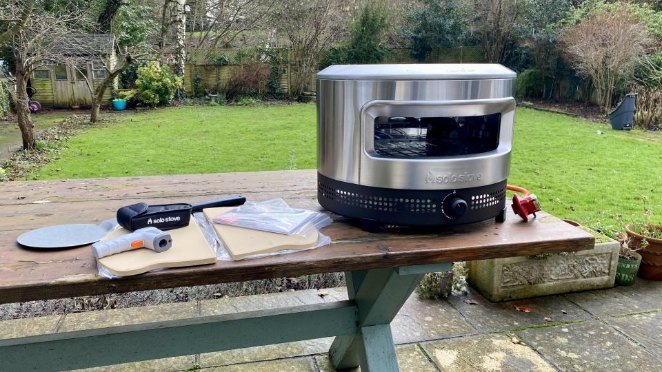 Solo Stove Pi Prime at home in the garden