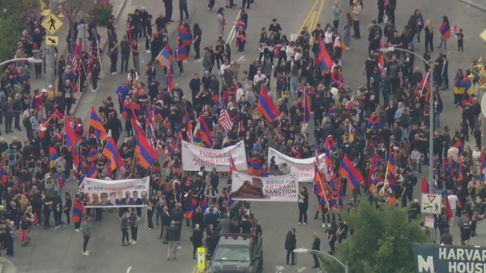 <div>Armenian Genocide rally in Hollywood (April 24, 2024)</div>