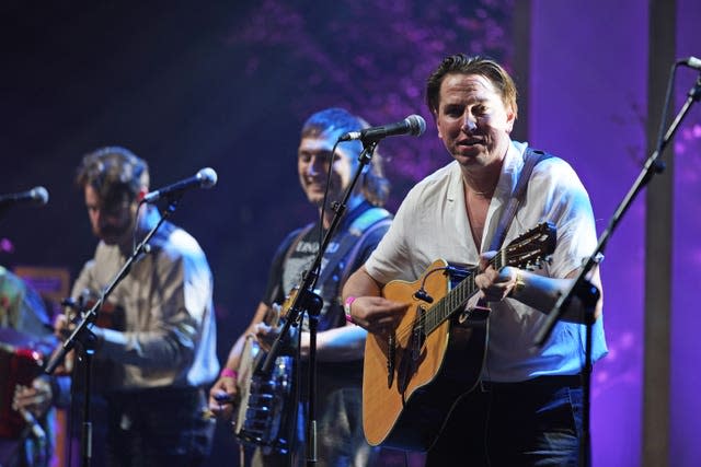 The Mary Wallopers performing at the RTE Radio 1 Folk Awards