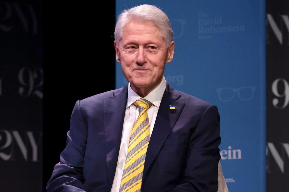 <p>Jamie McCarthy/Getty</p> President Bill Clinton