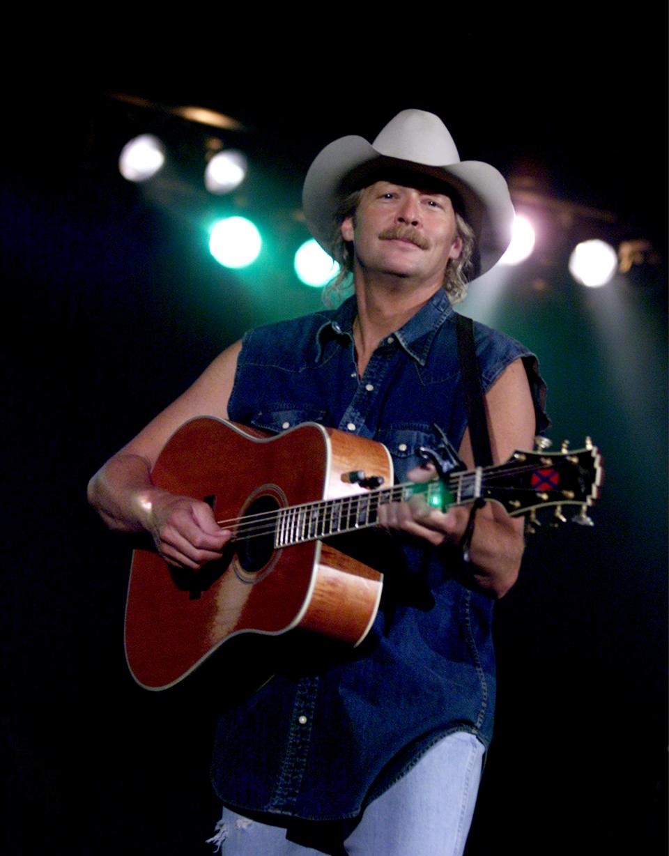 Country music singer Alan Jackson performs at the Ohio State Fair in 2001.