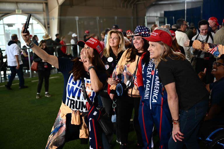 Simpatizantes de Trump en Las Vegas, Nevada (Photo by Patrick T. Fallon / AFP)