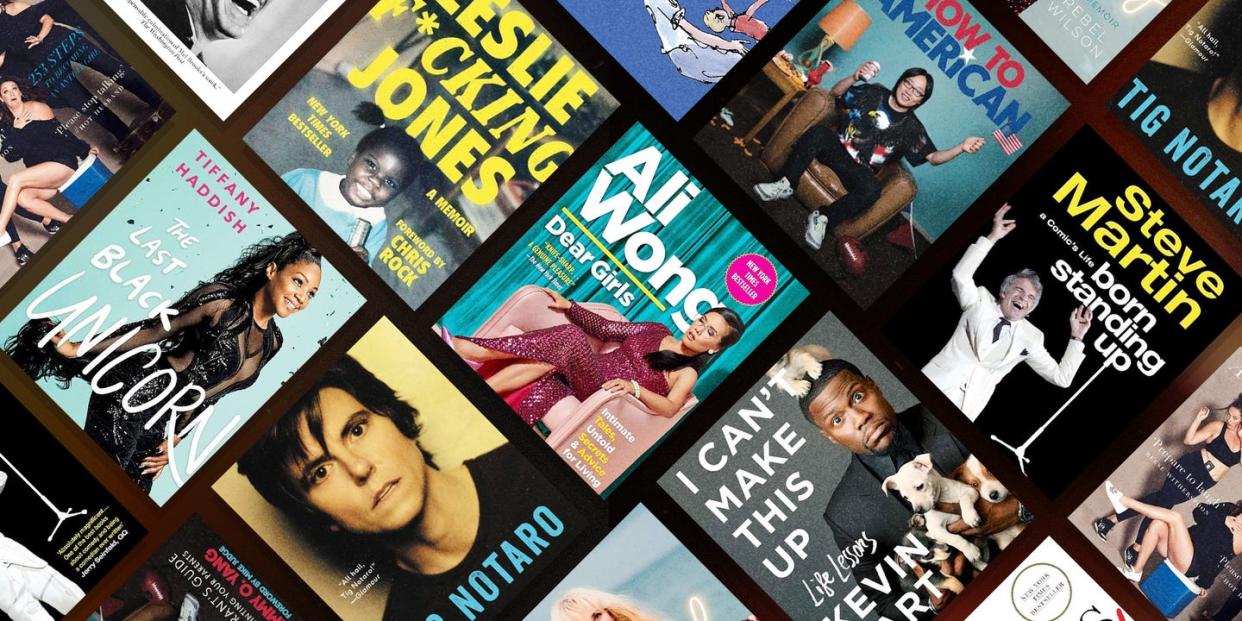 memoirs by comedians, tig notaro, ali wong, steve martin, kevin hart, leslie jones, tiffany haddish